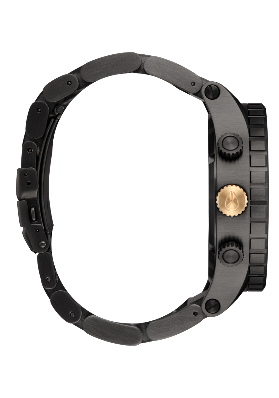 51-30 Chrono Watch | Gunmetal / Blackberry / Gold | Oversized 51-30 Chrono Watch | Gunmetal / Blackberry / Gold | Oversized
