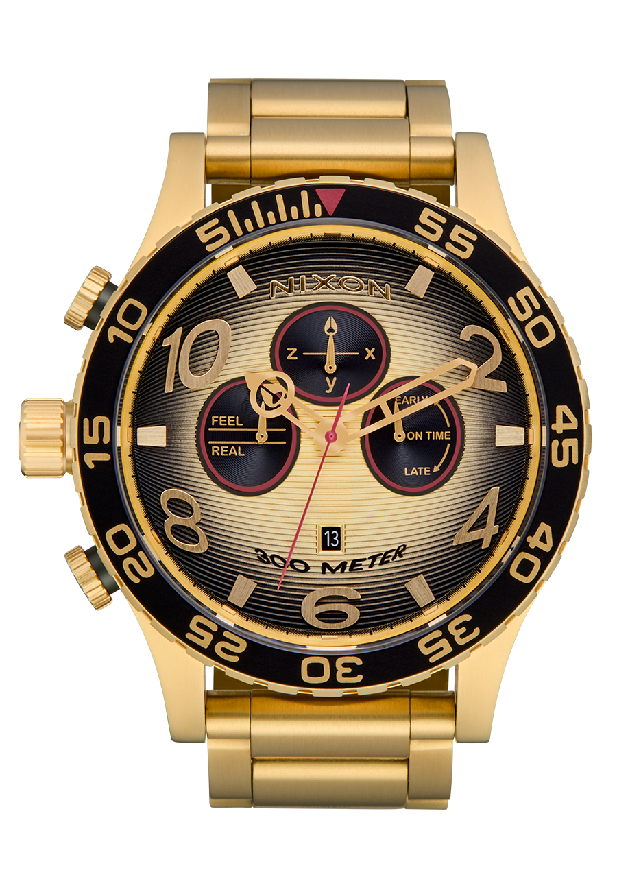 51-30 Chrono Watch | 4th Dim Gold / Black | Men's Chronograph 51-30 Chrono Watch | 4th Dim Gold / Black | Men's Chronograph