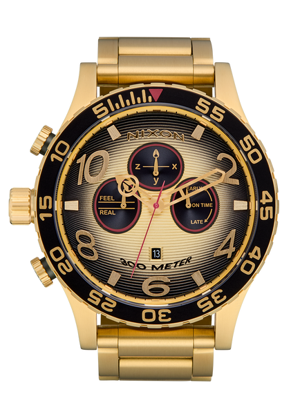 HC-14 heartfelt Peacock 未使用 51-30 Chrono Watch | 4th Dim Gold / Black | Men's Chronograph