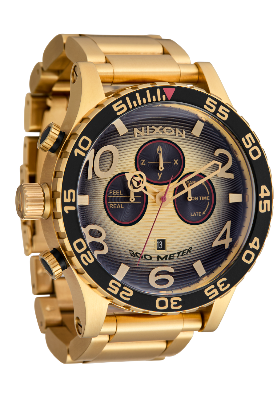 51-30 Chrono Watch | 4th Dim Gold / Black | Men's Chronograph 51-30 Chrono Watch | 4th Dim Gold / Black | Men's Chronograph