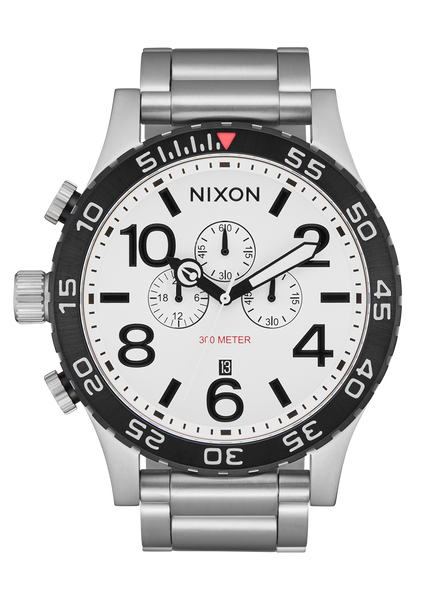 51-30 Chrono Watch | Silver / White Lume | Men's Stainless Steel