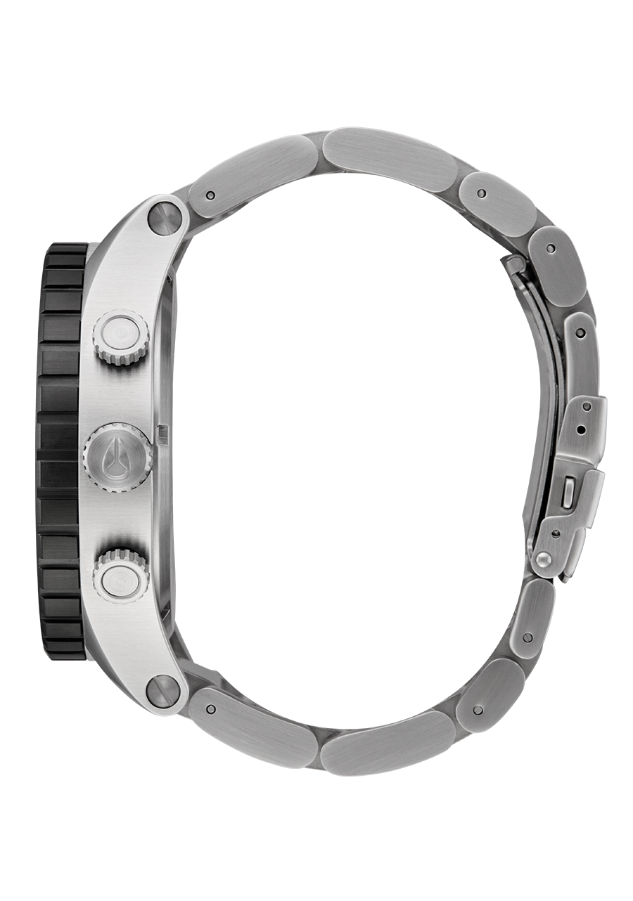 51-30 Chrono Watch | Silver / White Lume | Men's Stainless Steel 51-30 Chrono Watch | Silver / White Lume | Men's Stainless Steel