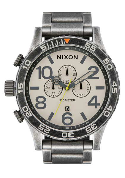 51-30 Chrono Watch | Antique Silver / Pumice | Men's Stainless