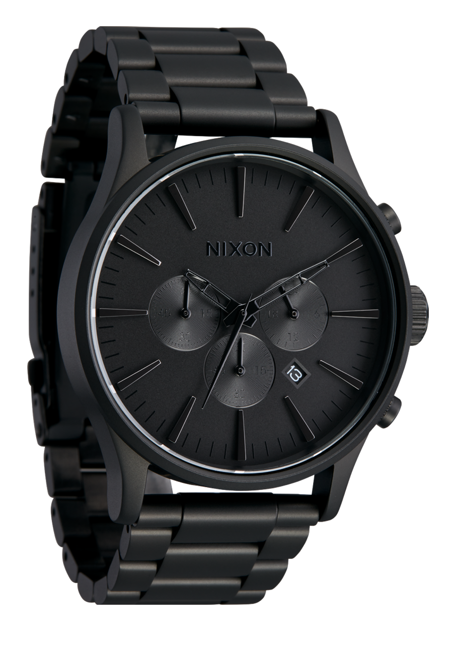 Sentry Chrono Watch | All Matte Black/Polished Black | Men's Sentry Chrono Watch | All Matte Black/Polished Black | Men's