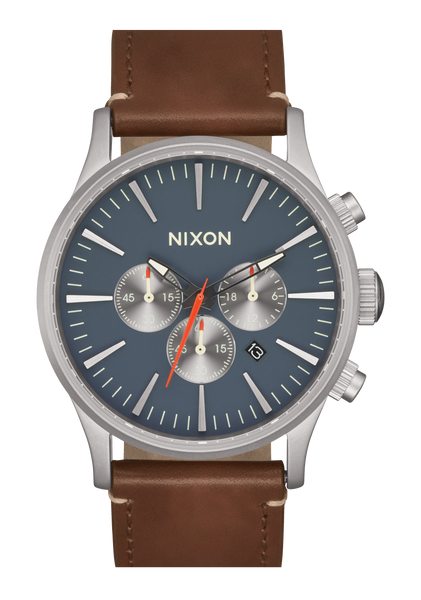 Sentry Chrono Watch | Light Gunmetal / Basalt / Sienna | Men's