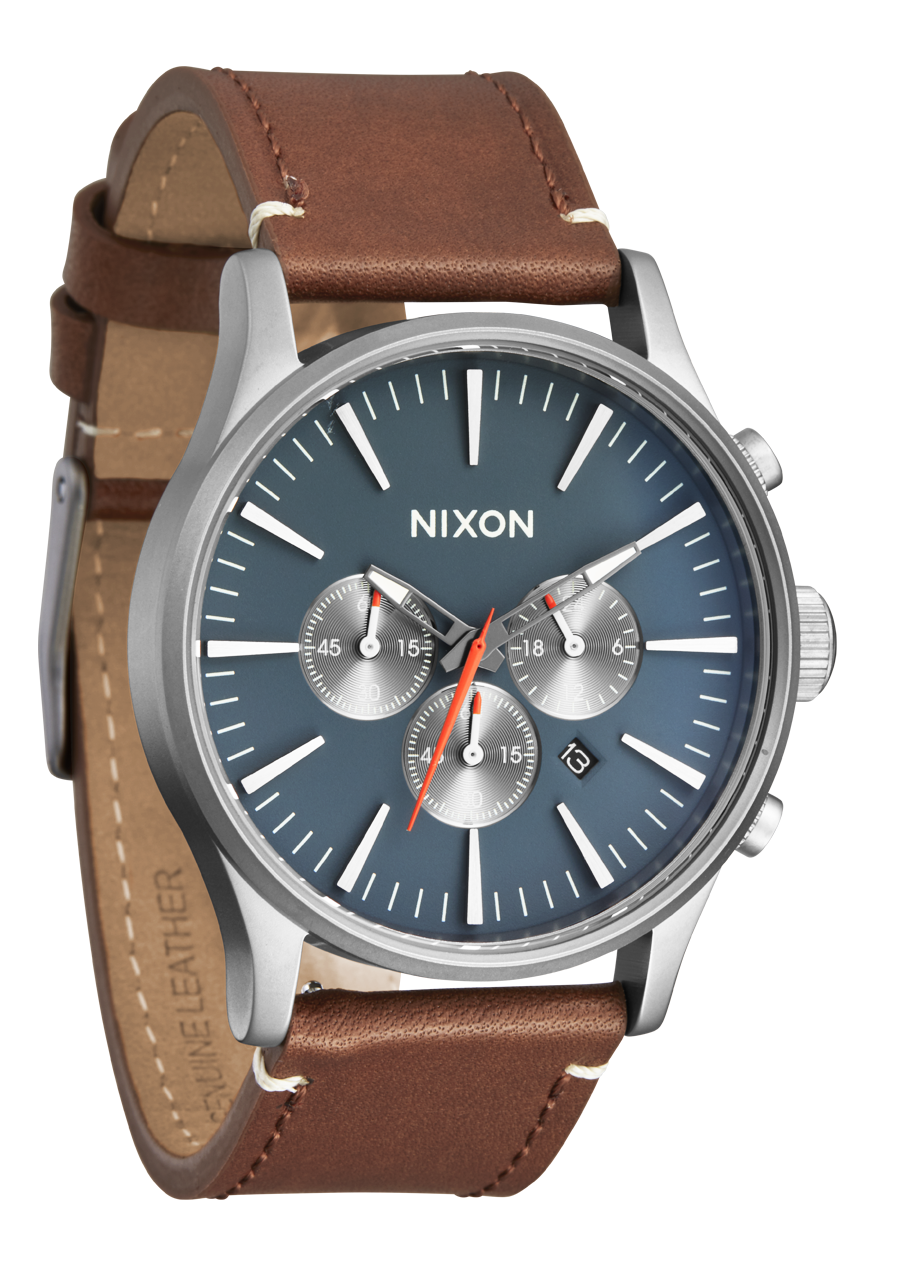 Nixon porter 2025 leather gunmetal