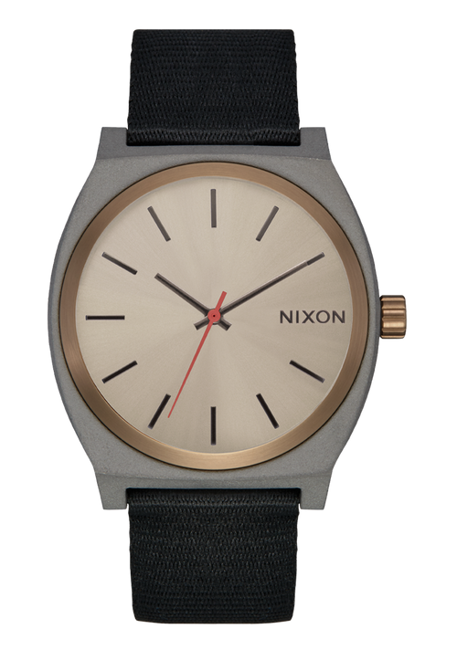 Time Teller Watch Dark Gray Pumice Black Unisex Nixon US