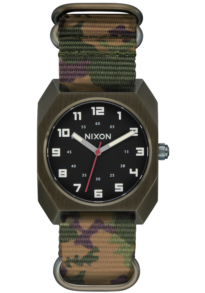 Scout Watch | Dark Olive / Camo | Analog Nylon Strap Watch – Nixon US
