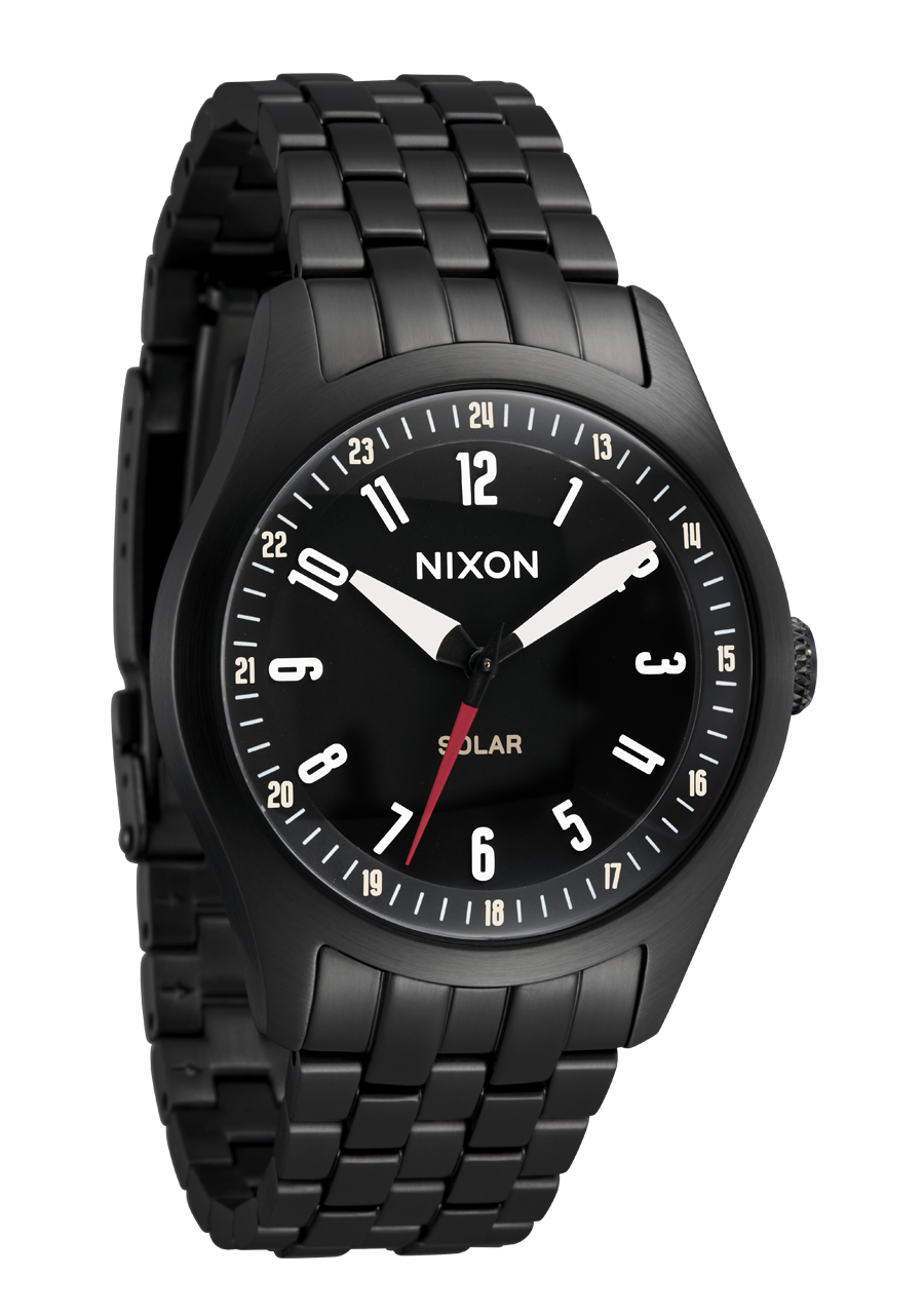 Echo 38 Watch | Black / Black | Stainless Steel Solar Watch – Nixon US Echo 38 Watch | Black / Black | Stainless Steel Solar Watch – Nixon US