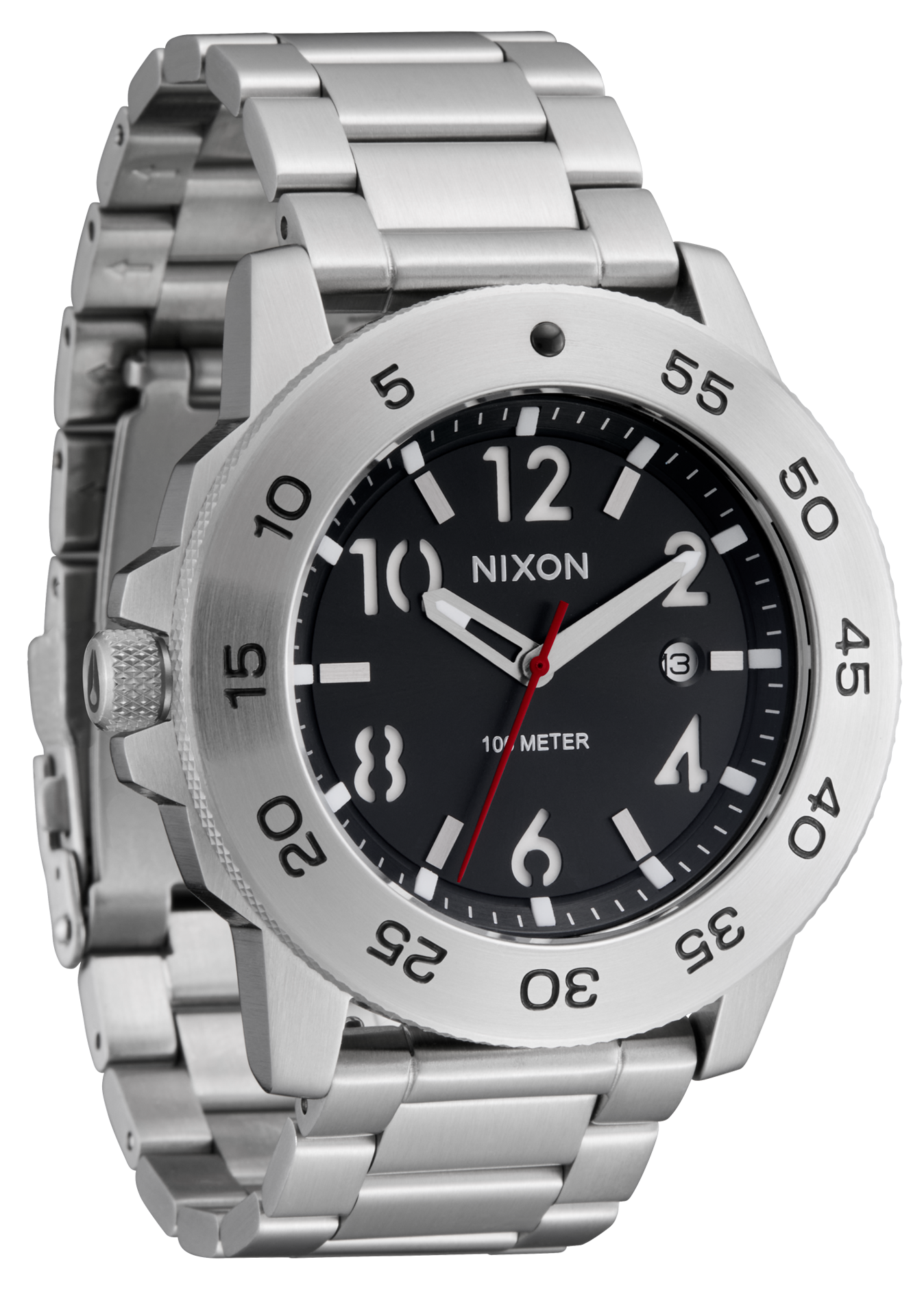 Smyth 44 Watch | Silver / Black | Sapphire Crystal Analog Watch Smyth 44 Watch | Silver / Black | Sapphire Crystal Analog Watch