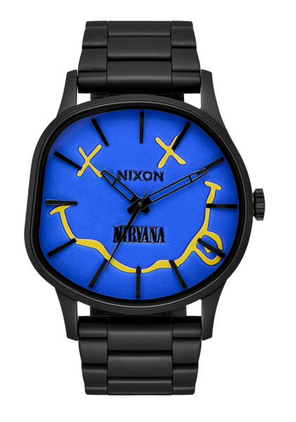 Nirvana Sentry Wobble Watch | Matte Super Black / Blue | Nirvana Nirvana Sentry Wobble Watch | Matte Super Black / Blue | Nirvana