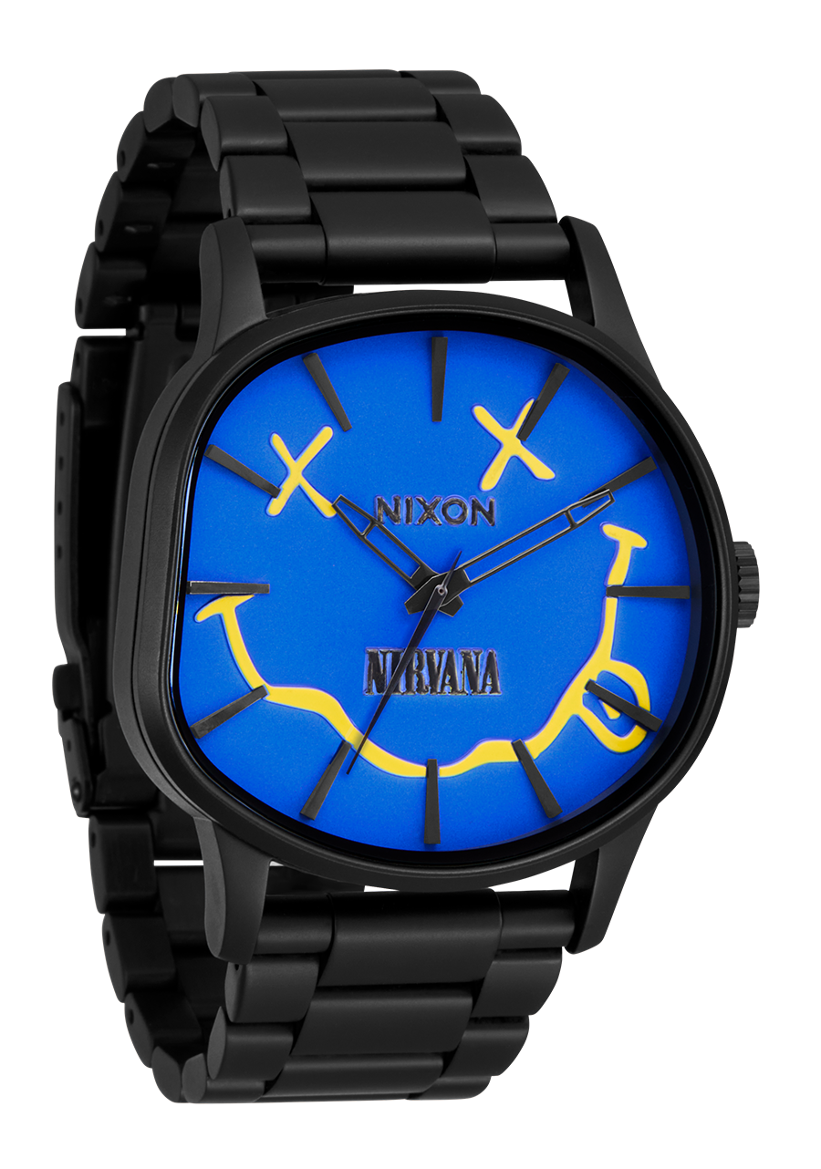 Nirvana Sentry Wobble Watch | Matte Super Black / Blue | Nirvana Nirvana Sentry Wobble Watch | Matte Super Black / Blue | Nirvana