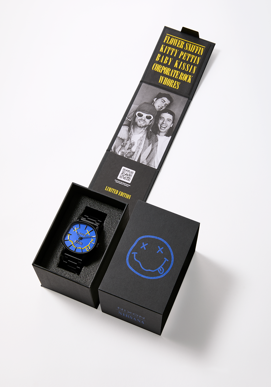Nirvana Sentry Wobble Watch | Matte Super Black / Blue | Nirvana Nirvana Sentry Wobble Watch | Matte Super Black / Blue | Nirvana