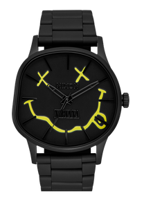 
Nixon Nirvana Sentry Wobble Watch - Analog - Matte Super Black/Black-Yellow - View 1