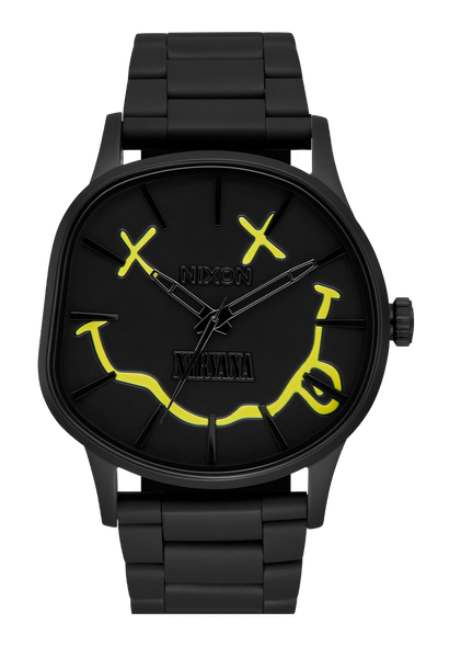 Nirvana Sentry Wobble Watch | Matte Super Black / Black-Yellow
