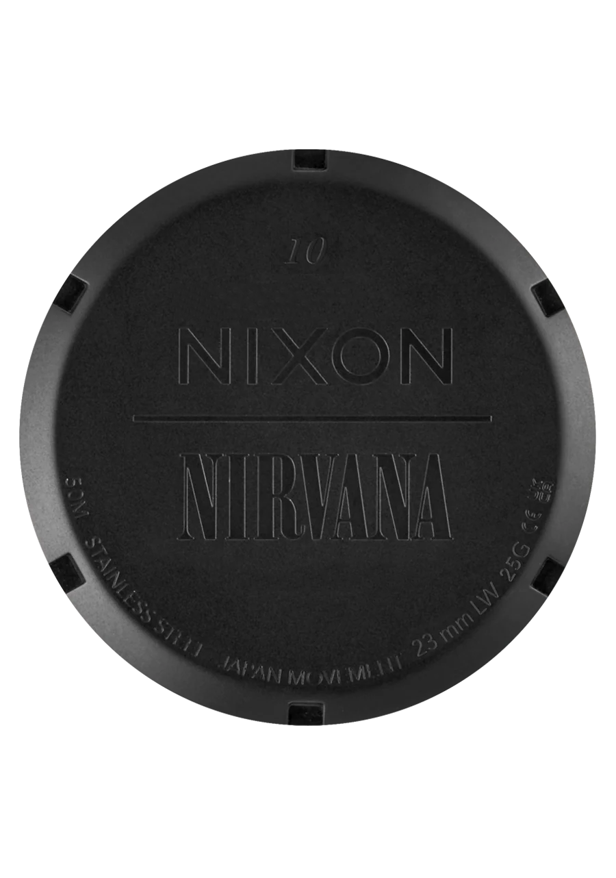 
Nixon Nirvana Sentry Wobble Watch - Analog - Matte Super Black/Black-Yellow - View 5