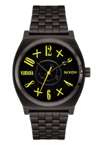 Nirvana Time Teller - Black Nirvana Smiley Face