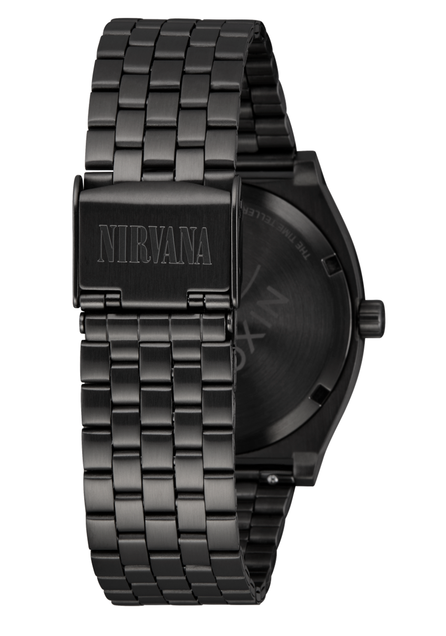 Nirvana Time Teller Watch Black Nirvana Smiley Face Nirvana