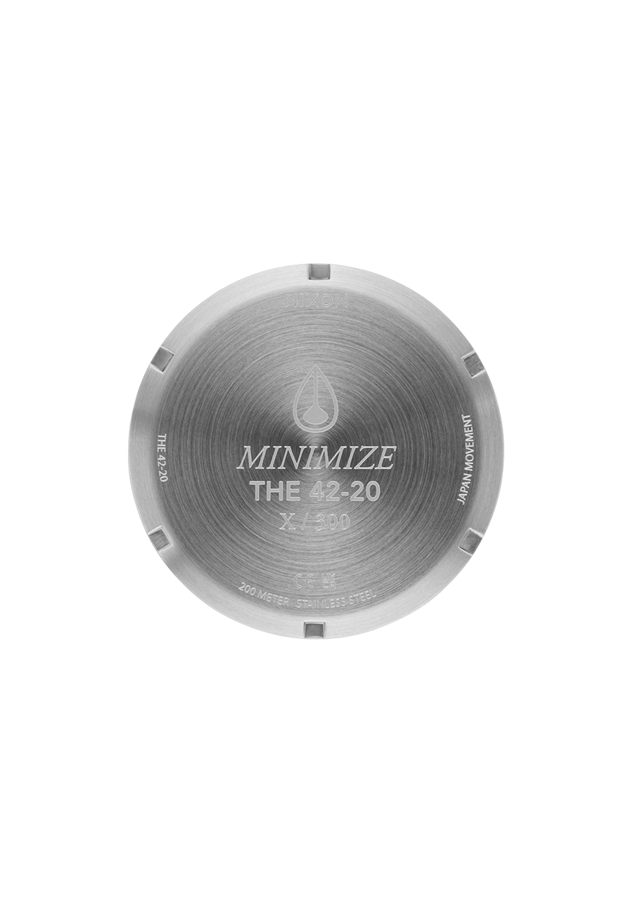 Nixon 42-20 Analog Watch | Stainless Steel | All Silver / Black Nixon 42-20 Analog Watch | Stainless Steel | All Silver / Black