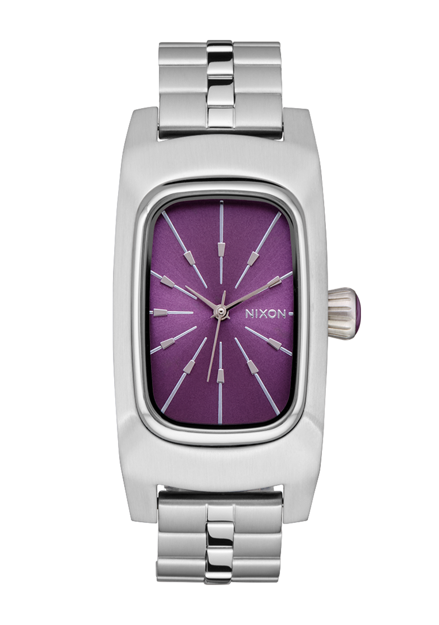 Frankie - Mid Century / Silver / Purple Sunray View 1