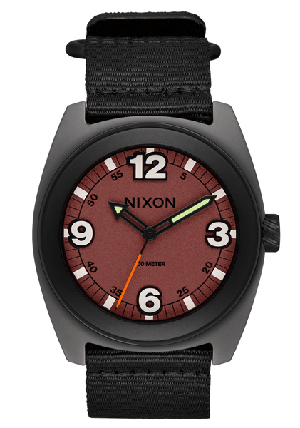 Clutch 42 | Matte Gunmetal / Hot Sauce | 42mm Analog Watch – Nixon US