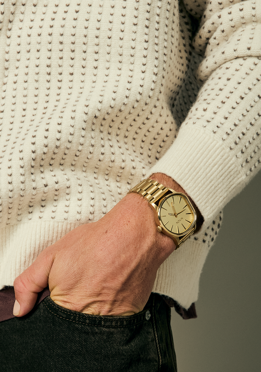 Sentry Wobble Watch | All Gold | Unique Stainless Steel Analog Sentry Wobble Watch | All Gold | Unique Stainless Steel Analog