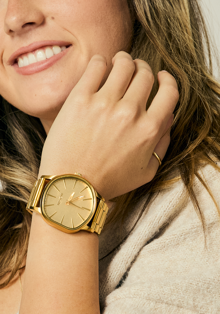 Sentry Wobble Watch | All Gold | Unique Stainless Steel Analog Sentry Wobble Watch | All Gold | Unique Stainless Steel Analog