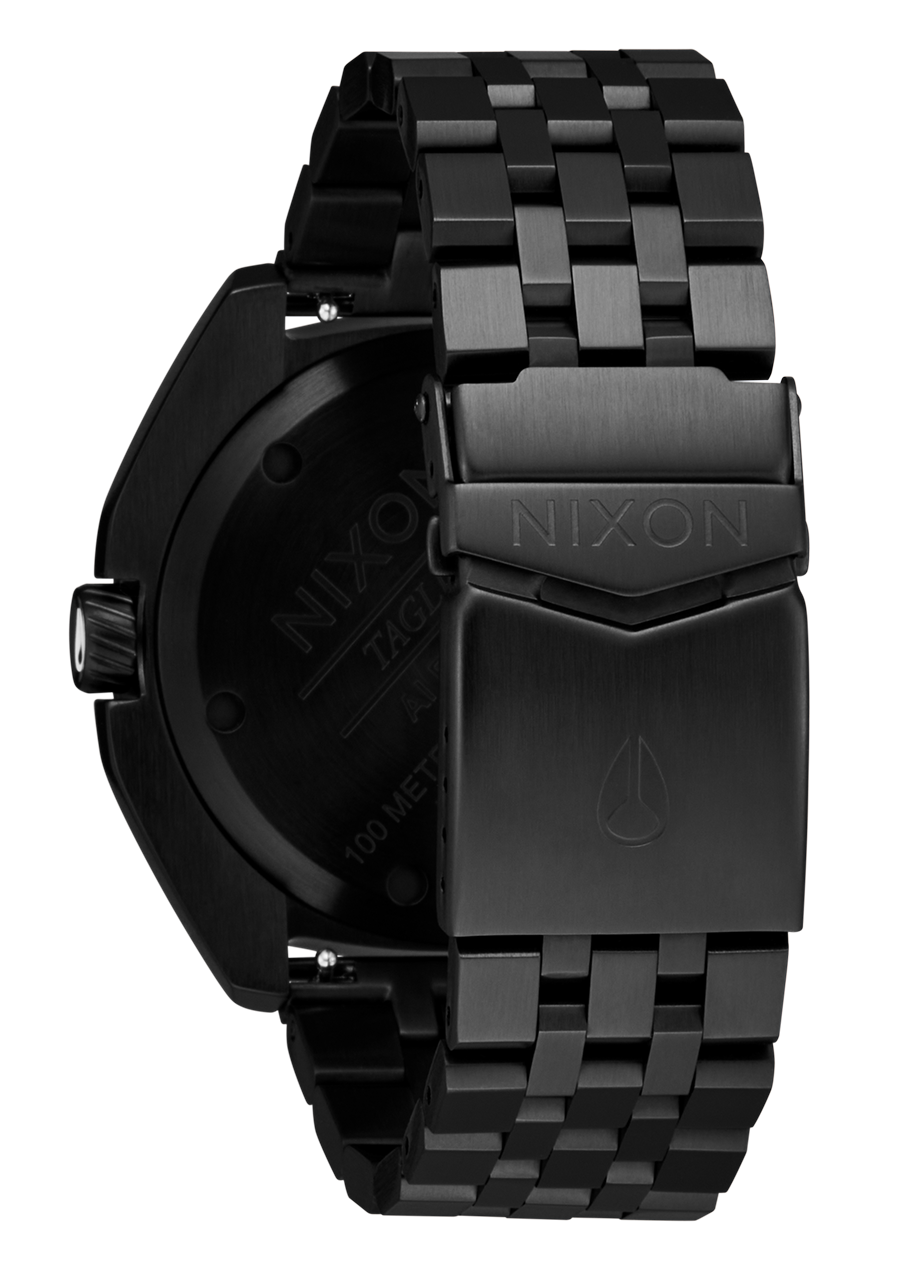 Oco 44 Watch | Black / Black | Stainless Steel Compass Watch