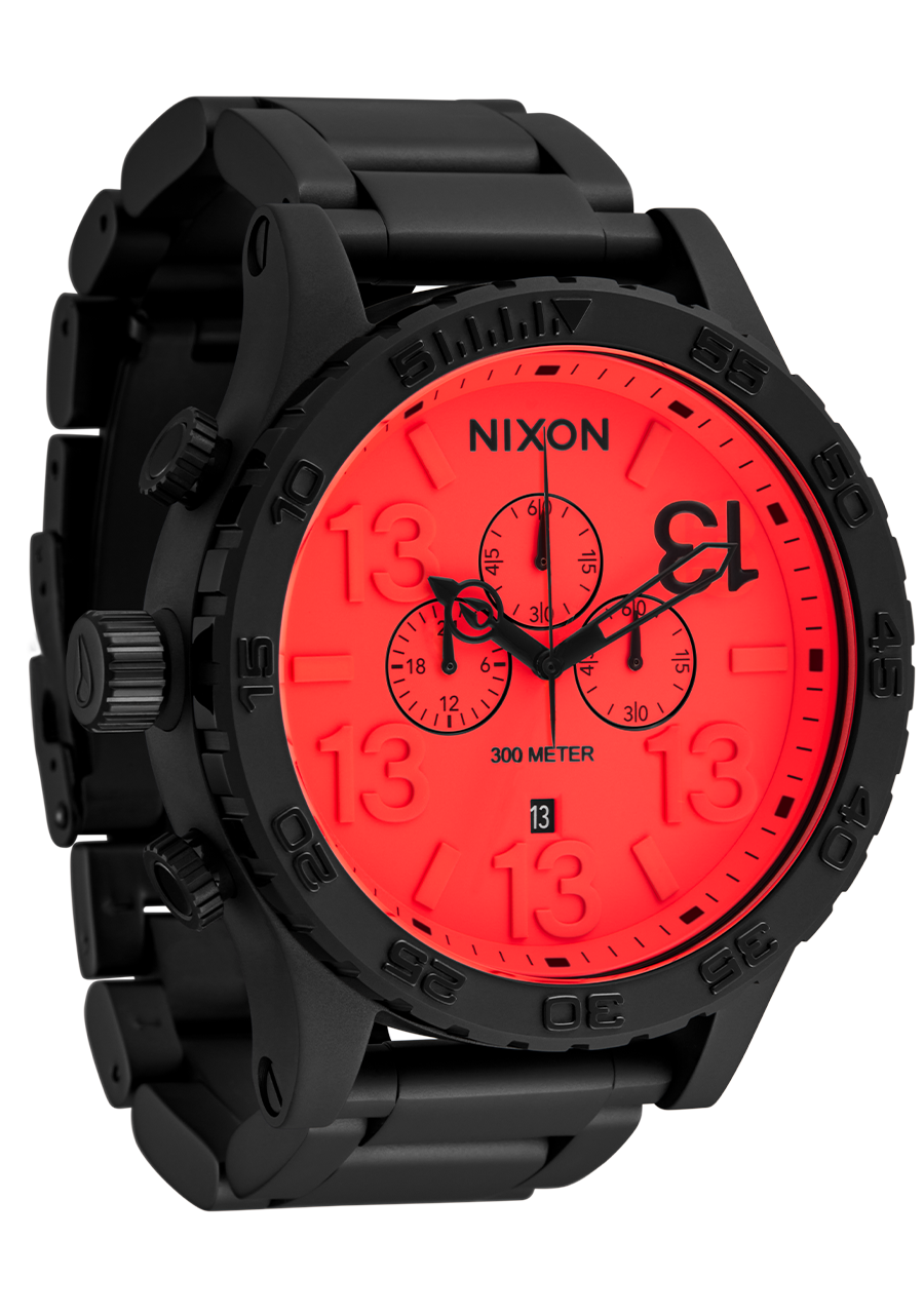 51-30 Chrono Friday the 13th Edition - Super Black / Neon Red / US View 2