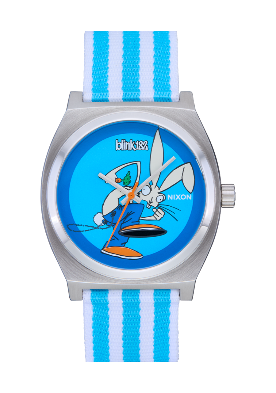 blink-182 Time Teller Nylon - Silver / Skankin Bunny View 1