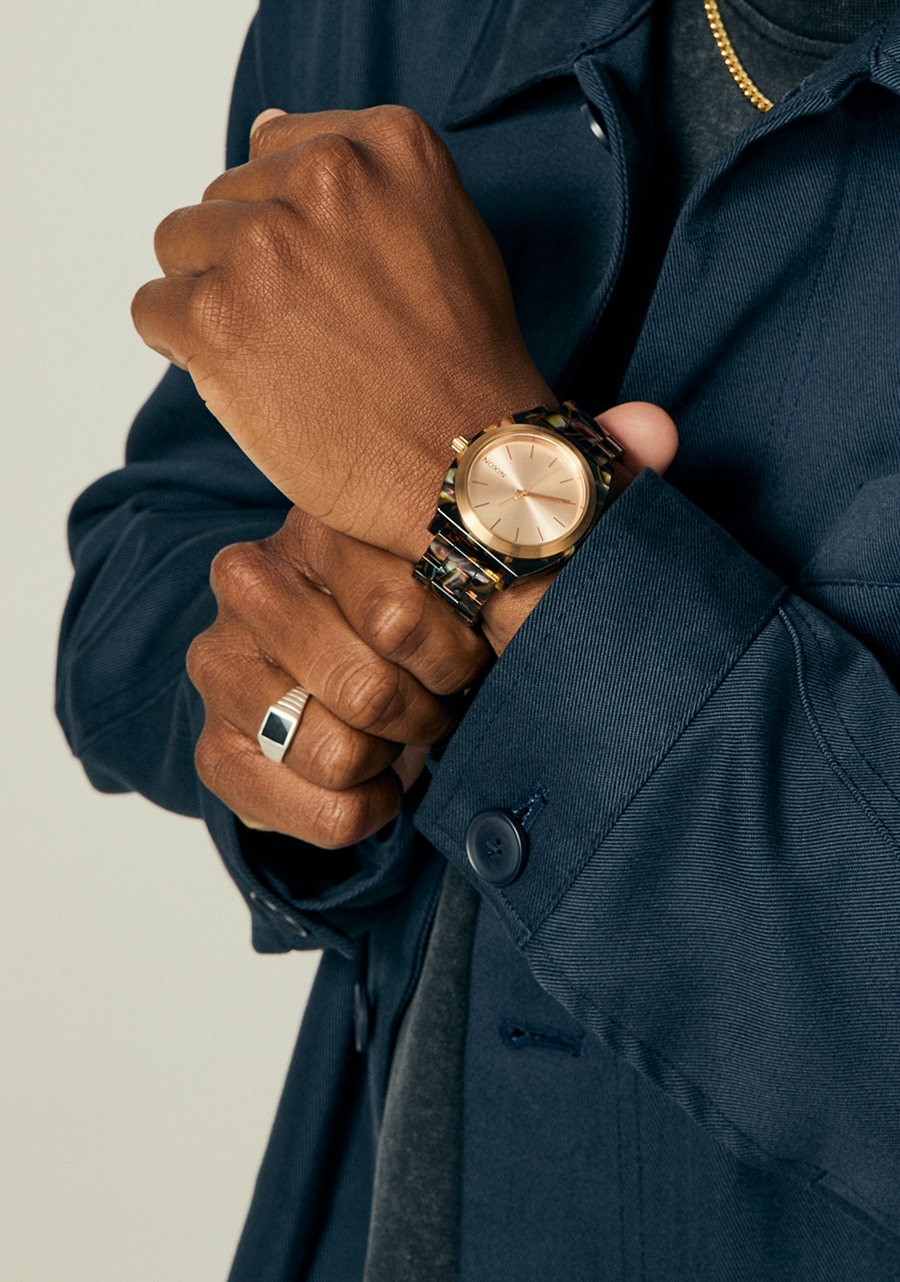 Nixon Time Teller Acetate Watch Rose Gold/Pink Tortoise Nixon Time Teller Acetate Watch Rose Gold/Pink Tortoise