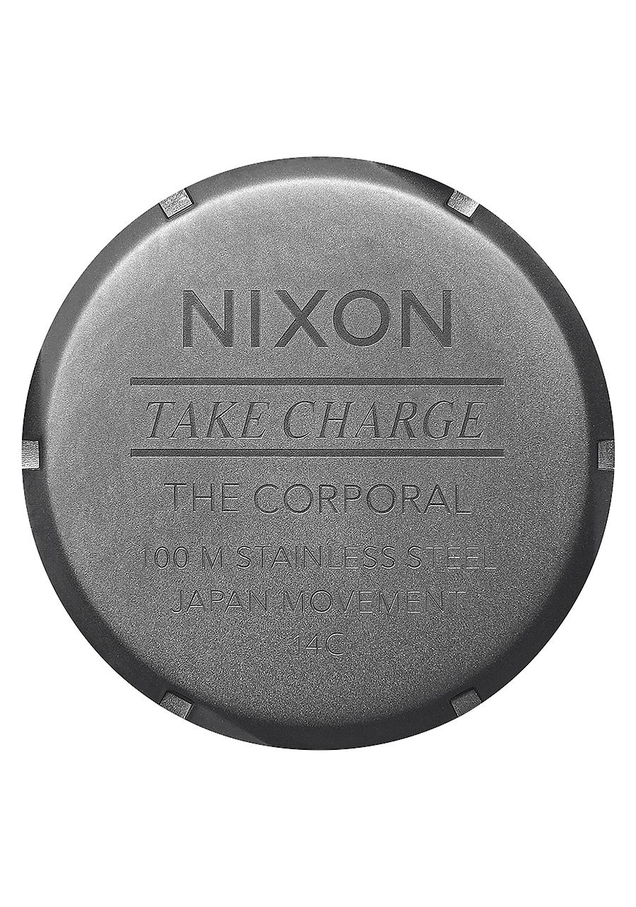 Corporal Stainless Steel - Gunmetal / Blue Crystal View 4