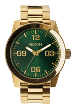 Corporal Stainless Steel - Gold / Green Sunray