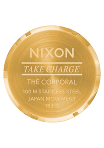 Corporal Stainless Steel - Gold / Green Sunray View 4