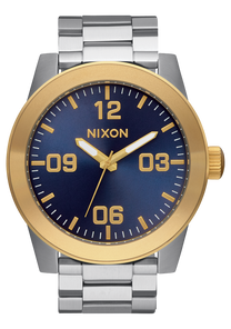 Corporal Stainless Steel - Gold / Blue Sunray View 1