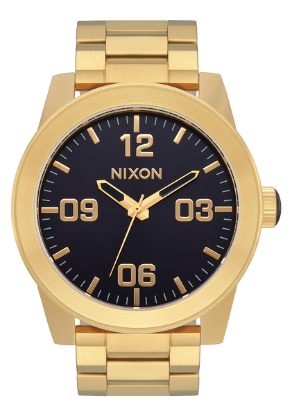 Corporal Stainless Steel Watch | Gold / Indigo | Men's Stainless Corporal Stainless Steel Watch | Gold / Indigo | Men's Stainless
