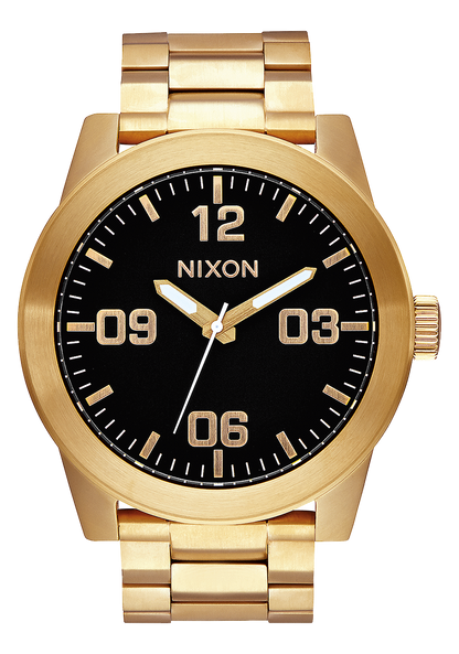 Nixon corporal ss gold black discount
