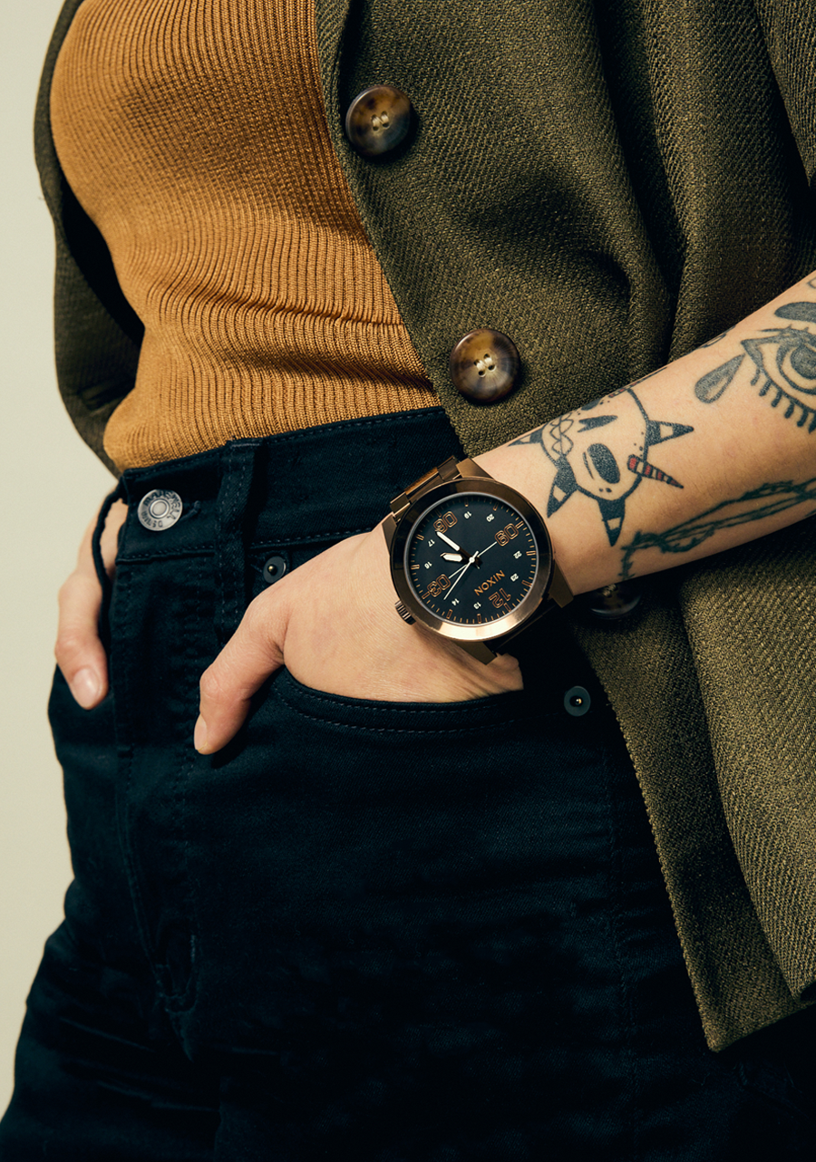 Corporal Stainless Steel Watch | Chocolate / Dark Roast | Men's Corporal Stainless Steel Watch | Chocolate / Dark Roast | Men's