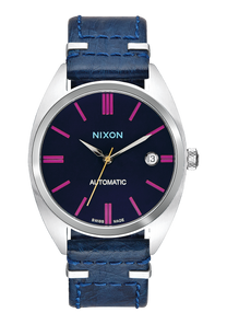 Supremacy Watch | Blue / Magenta | Swiss Made Automatic – Nixon US Supremacy Watch | Blue / Magenta | Swiss Made Automatic – Nixon US