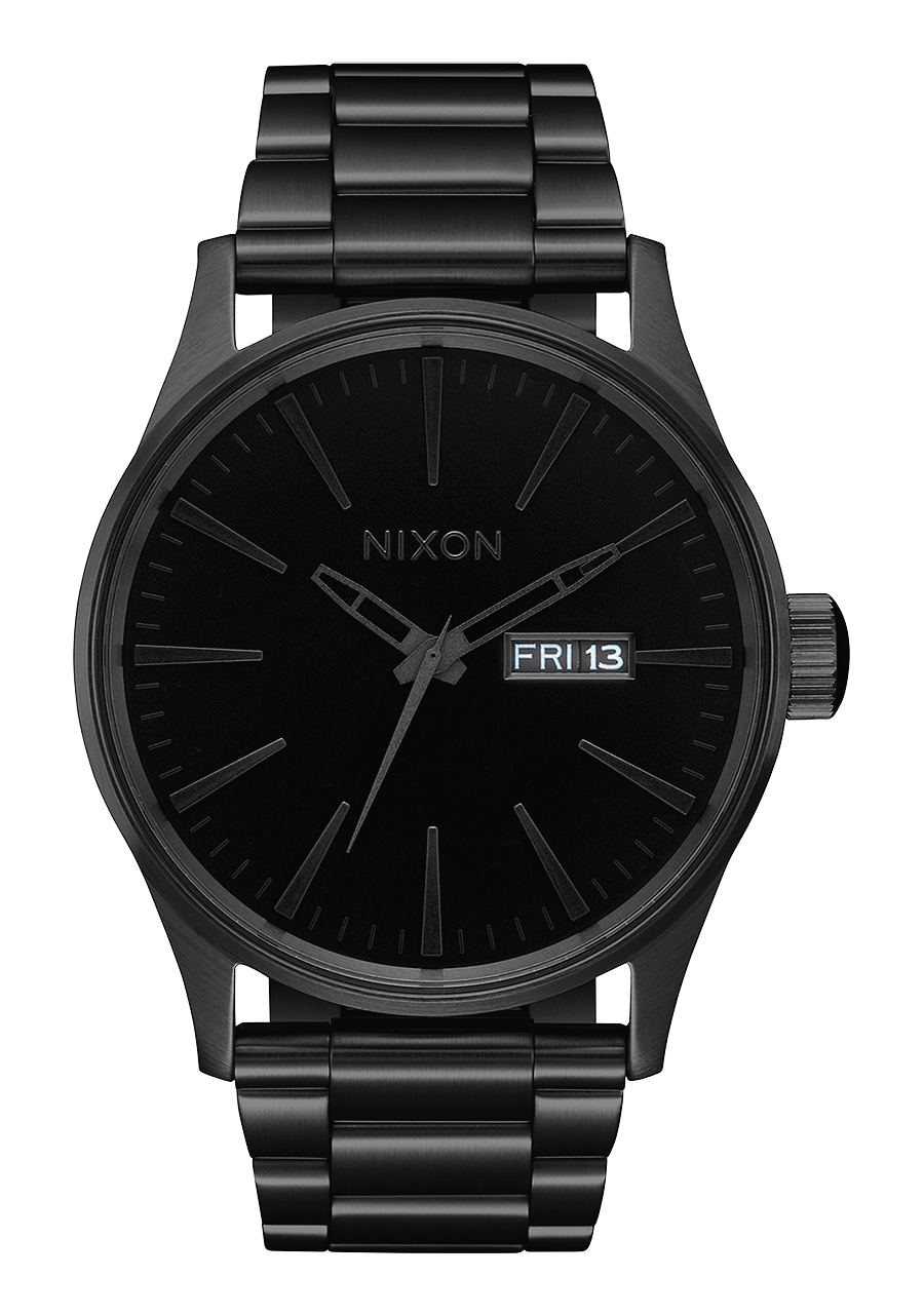 Nixon sentry ss matte black best sale gold