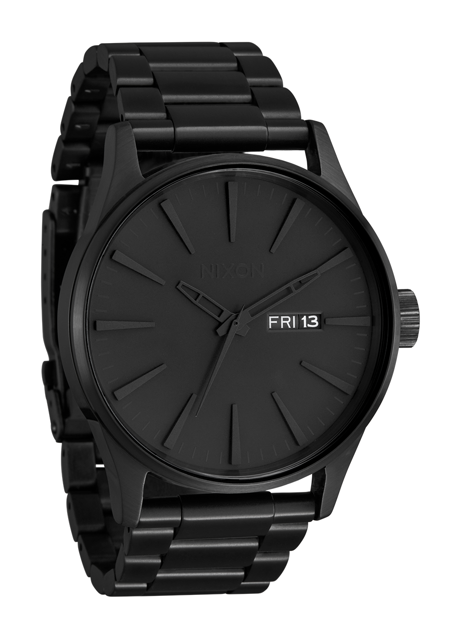 Sentry Stainless Steel Watch All Black Black Men's Stainless