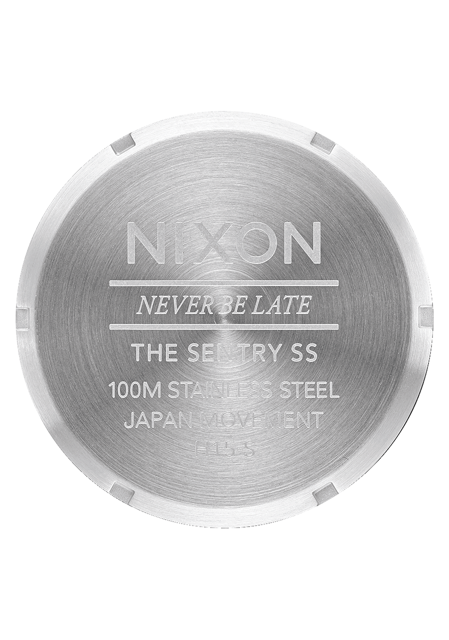 Sentry Stainless Steel Watch Silver Gold Men s Stainless Steel Nixon US