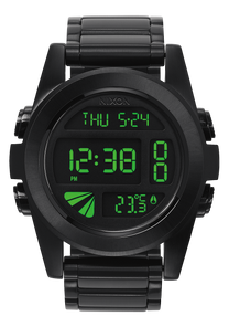 Unit Stainless Steel - All Black / Green View 1