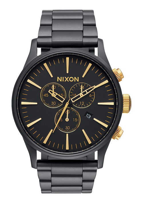 Sentry Chrono - Matte Black / Gold