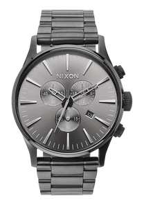 
Nixon Sentry Chrono Watch - Analog - All Gunmetal - View 1
