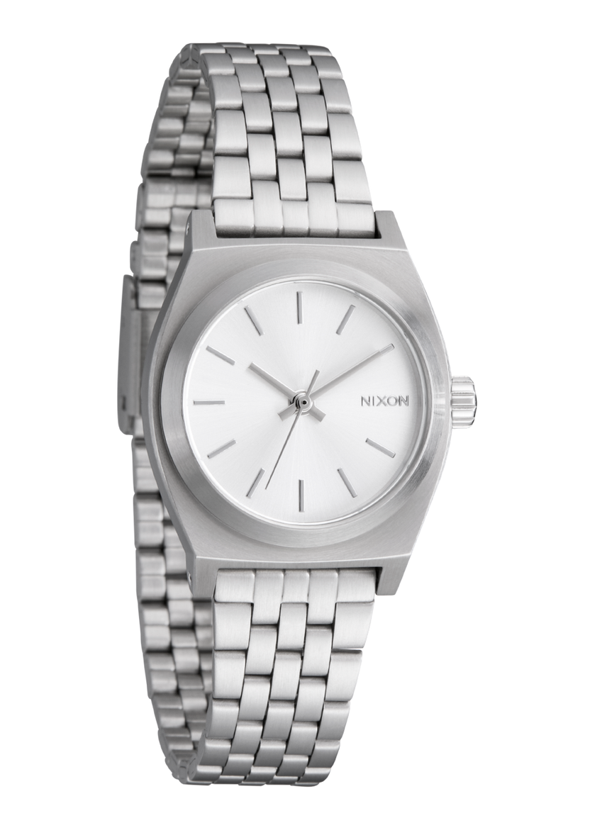 Small Time Teller Watch | All Silver | Women's Stainless Steel – Nixon US