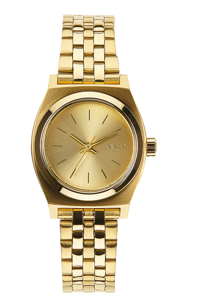Small Time Teller Watch All Gold Women s Stainless Steel Nixon US