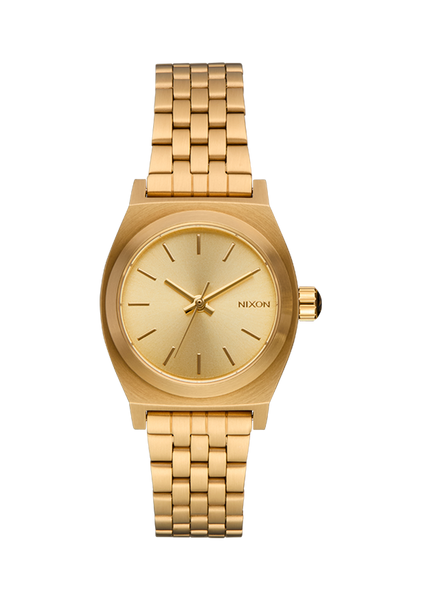 NIXON ゴールド腕時計 Small Time Teller Watch | All Gold | Women's Stainless Steel