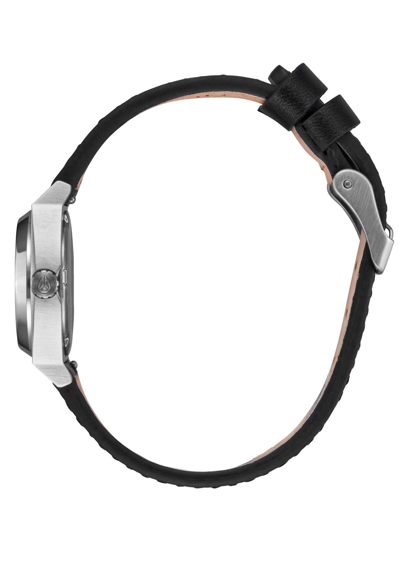 Small Time Teller Watch | Silver / Black | Women's Stainless Steel ...