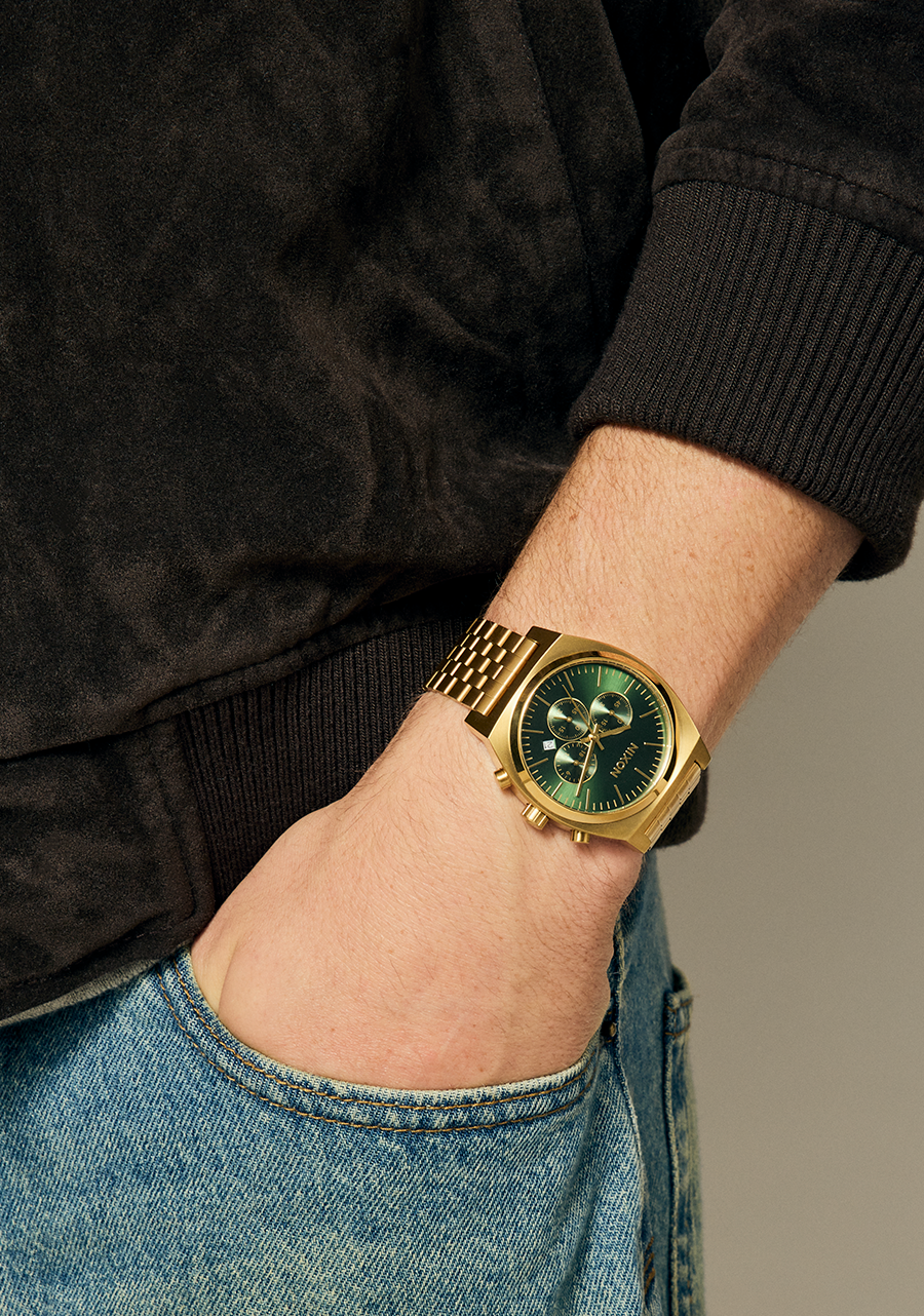 Time Teller Chrono Watch | Gold / Black / Gold | Chronograph Time Teller Chrono Watch | Gold / Black / Gold | Chronograph